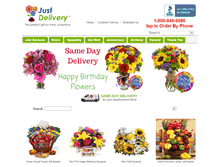 Tablet Screenshot of justdelivery.com